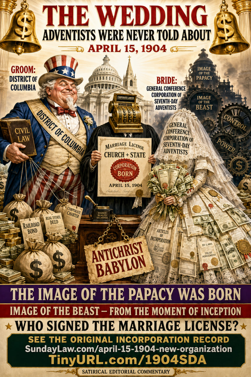 The Wedding Adventists Were Never Told About — the union of church and civil power