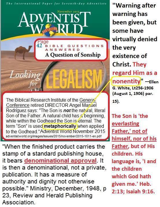 Modern Adventism questioning the Sonship of Christ like Satan questioned the Sonship of Christ